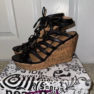 Strappy Wedges